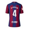 Officiële Voetbalshirt + Korte Broek FC Barcelona R. Araujo 4 Thuis 2023-24 - Kids